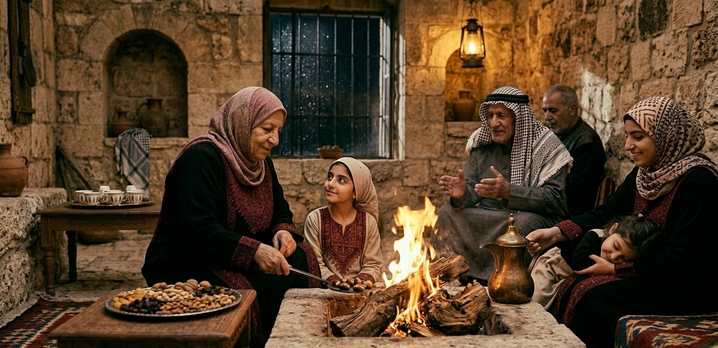 The Kanoun Evening: The Warmth of Souls in the Embrace of Olive Wood