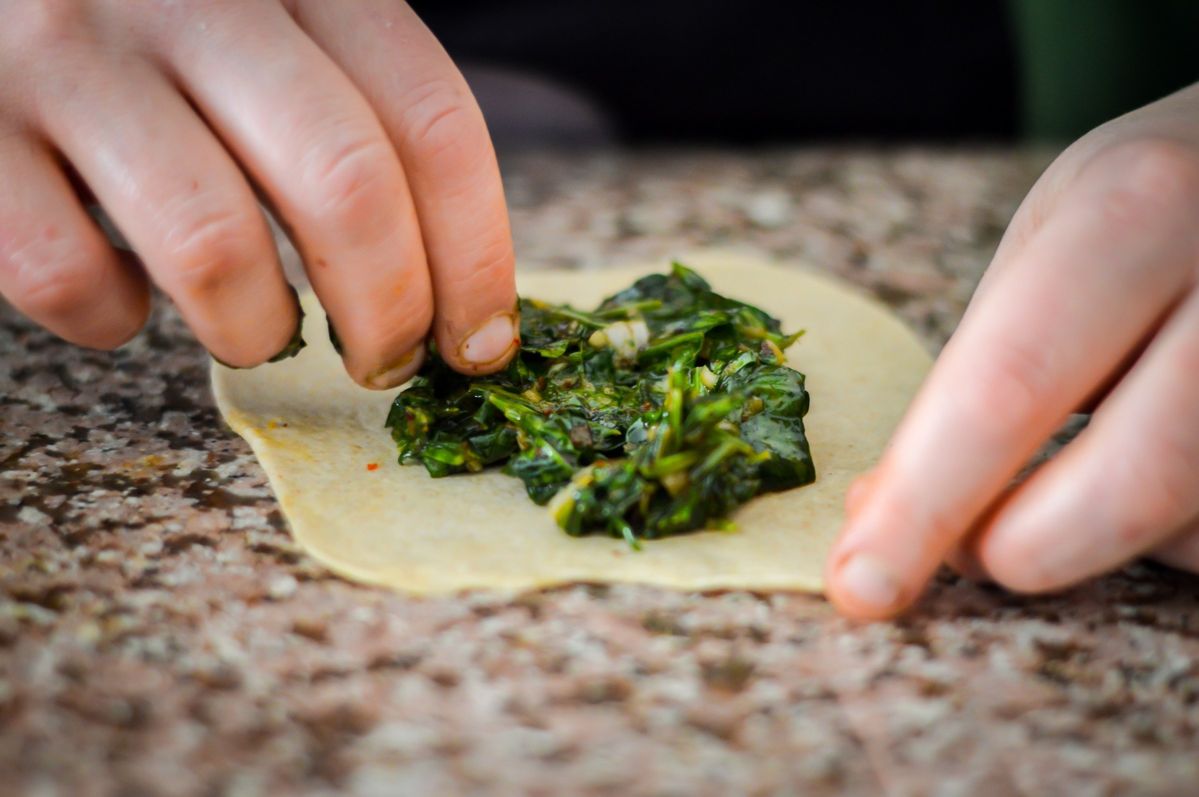 Spinach Pie (Mutabbaq)